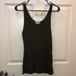 Olive green tank top